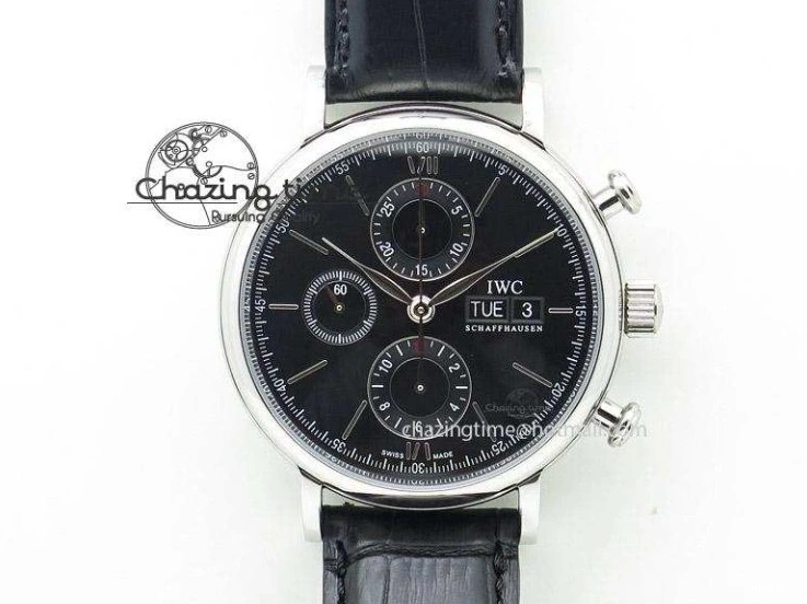 MIROTIME 0521 Pilot Chrono IW388003 Real Ceramic V6F 1:1 Best Edition On Black Nylon Strap A StreetReady 7284